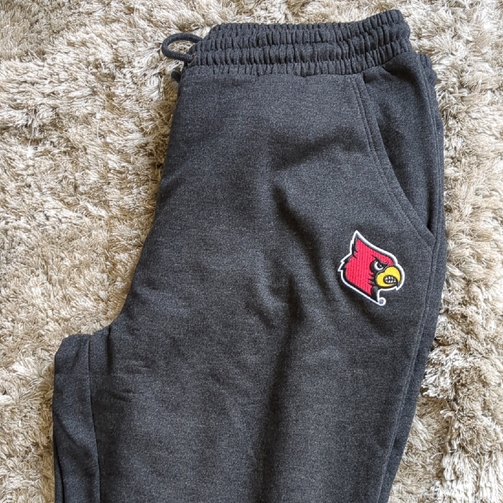 Antigua Gray Sweatpants Relaxed Fit Joggers